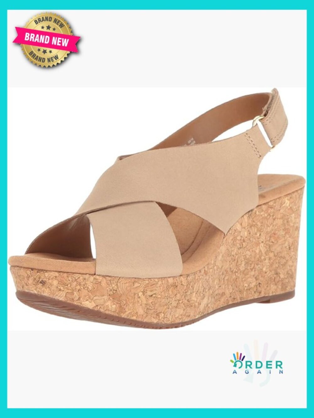 Wedge Sandals with Cushion Soft Comfort Ortholite Footbed 2.95 Inch Heel